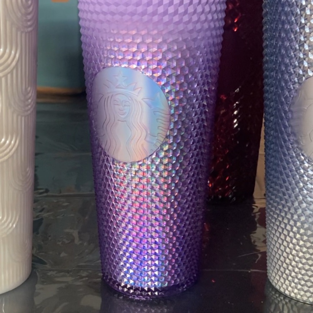 NWT 2023 Starbucks Holiday Purple Ombré Studded Tumbler 💜🦄